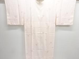 未使用品　花模様織り出し単衣長襦袢